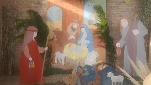 Presepe allestito a Monticello d’Alba Presepe allestito a Monticello d’Alba