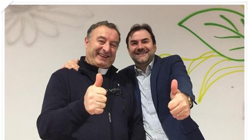 Don Angelo Carosso e Federico Gregorio