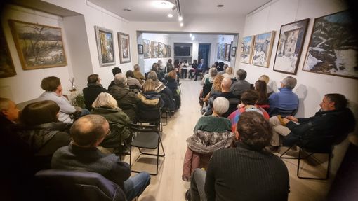 La sala di BrArte, a Bra