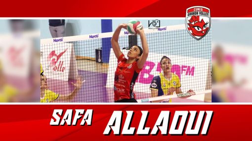 VOLLEY A1F / Cuneo Granda Volley saluta Safa Allaoui, un anno di serie A1 tra le “Gatte”
