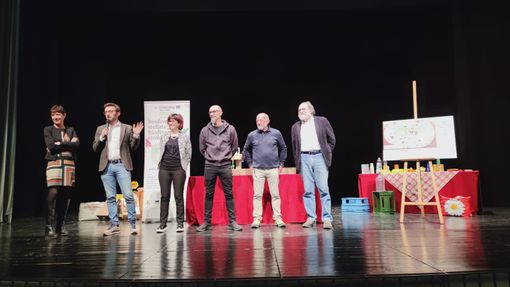 Un momento dell'incontro con gli studenti per la consegna degli OrtiMaestri