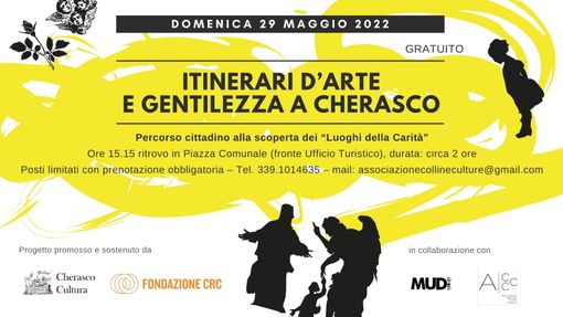 A Cherasco i Luoghi della Carità aprono le porte al pubblico con il tour “SLOWMOMENT. Itinerari d’arte e gentilezza A Cherasco i Luoghi della Carità aprono le porte al pubblico con il tour “SLOWMOMENT. Itinerari d’arte e gentilezza