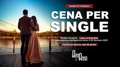 Torna la cena per single più Attesa dell'anno!