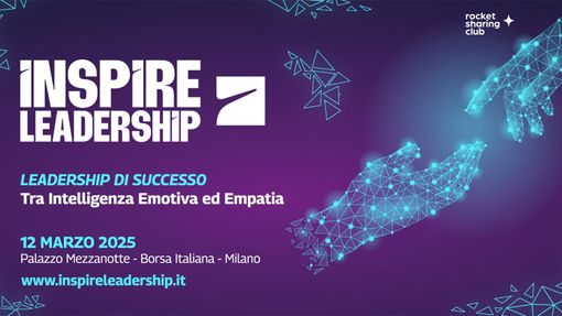 Rocket Sharing Company lancia i Rocket Awards alla terza edizione di Inspire Leadership: “Intelligenza emotiva ed empatia” Rocket Sharing Company lancia i Rocket Awards alla terza edizione di Inspire Leadership: “Intelligenza emotiva ed empatia”