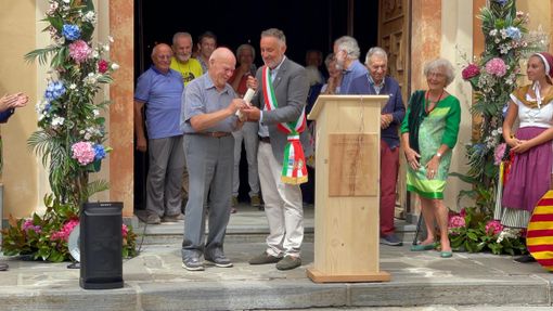 Pasqualino Pasero alla premiazione Torre d’oro 2025