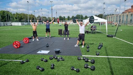 Alcuni momenti di Sport in piazza a Bra