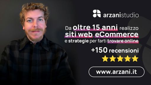 Studio Arzani: da oltre 15 anni specializzato in siti web, eCommerce e posizionamento online