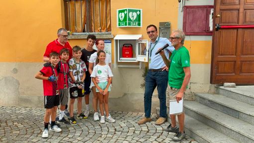Alba: inaugurato il nuovo defibrillatore a Scaparoni in occasione della terza edizione di Scaparoni Adventure