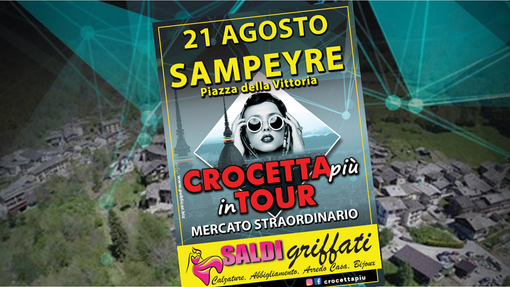 Sampeyre: domenica 21 agosto arrivano i saldi griffati con Crocetta Più!