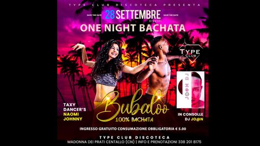 Serata di bachata al Type Club di Centallo
