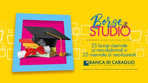 Ritorna l’iniziativa della Banca di Caraglio che mette a disposizione 50 borse di studio per giovani talenti del territorio