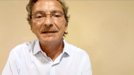 Il regista Umberto Spinazzola, ieri ospite a Bra