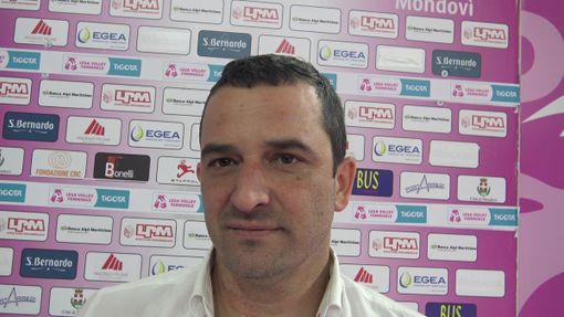 L'allenatore della Lpm Bam Mondovì Claudio Basso L'allenatore della Lpm Bam Mondovì Claudio Basso