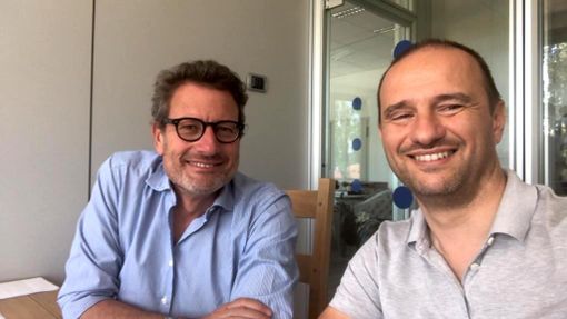 Davide Vigo, a sinistra, con Alessandro Giorio Davide Vigo, a sinistra, con Alessandro Giorio