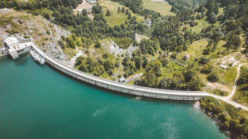 La diga di Pontechianale - Foto di: Marco Schito