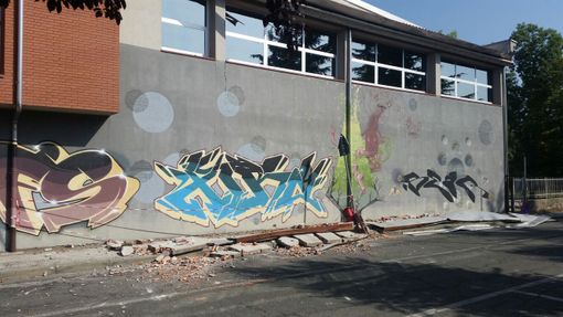 Crollato il cornicione della palestra dell’IIS Vallauri di Fossano