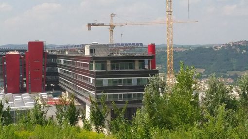 La struttura di Verduno in una foto d'archivio