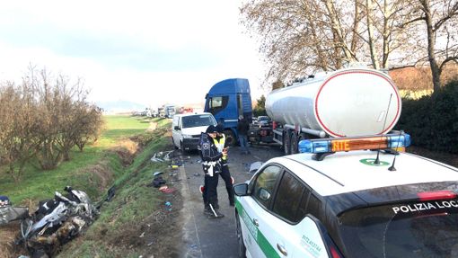 La scena dell'incidente