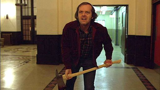 Jack Nicholson nei panni di Jack Torrance