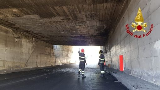 La tangenziale di Mondovì riaperta al traffico dopo la chiusura di ieri