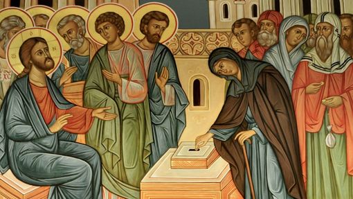 «In verità io vi dico: questa vedova, così povera, ha gettato nel tesoro più di tutti gli altri»