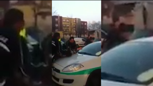 La scena ripresa dai telefonini nel marzo 2015 La scena ripresa dai telefonini nel marzo 2015