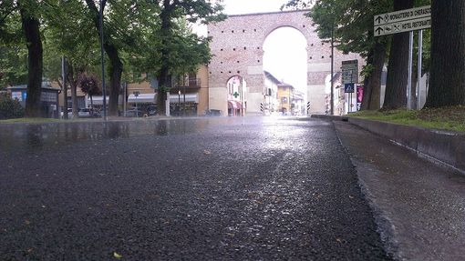 L'immagine del nuovo asfalto