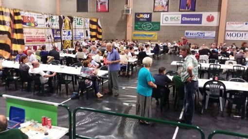 Grande partecipazione alla "costinata" organizzata dal Gruppo Alpini di Caramagna Piemonte