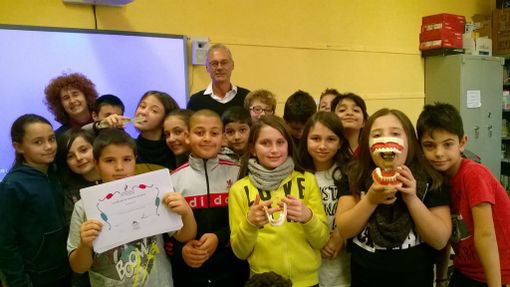 Alcuni bambini che hanno partecipato al corso