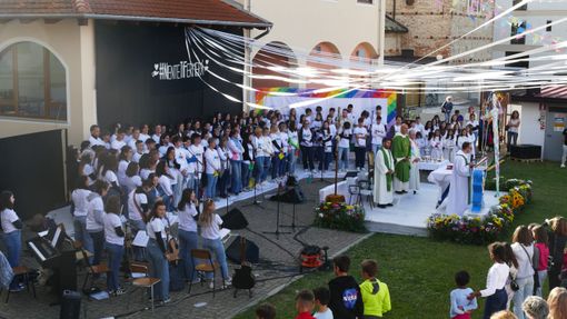 Ampia partecipazione a Beinette per la tradizionale "Messa animata"