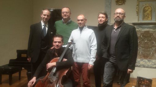 Saluzzo, sala Verdi Apm, gli autori della produzione musicale di The Broken Key Saluzzo, sala Verdi Apm, gli autori della produzione musicale di The Broken Key