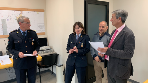 Nastrini covid-19 per la Polizia locale di Savigliano