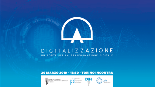 Torino, il 20 marzo si terrà l’evento: “DigitalizzAzione - Un PONTE per la trasformazione digitale” Torino, il 20 marzo si terrà l’evento: “DigitalizzAzione - Un PONTE per la trasformazione digitale”