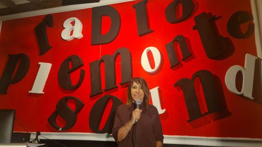 Luisella Mellino anima e cuore dell'emittente Radio Piemonte Sound