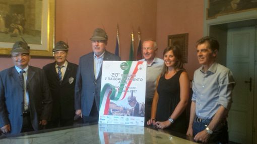 Saluzzo conferenza stampa del 20° raduno del 1° raggruppamento Ana