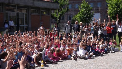 I bambini della Pivano ringraziano il Rotary Saluzzo