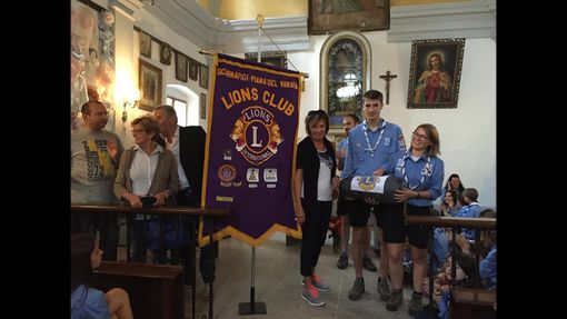 Scout Agesci 1 Saluzzo, dono della tenda da parte del Lions club Scarnafigi – Piana del Varaita