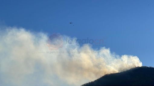 Continua il presidio all'incendio boschivo di Garessio: oggi nuovi lanci con l'elicottero Continua il presidio all'incendio boschivo di Garessio: oggi nuovi lanci con l'elicottero