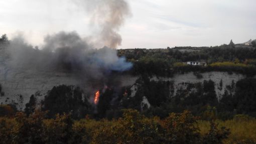 Incendio boschivo a Somano, al lavoro vigili del fuoco e Aib