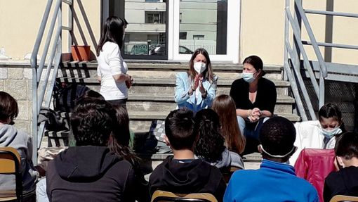 Busca, un incontro edificante fra il Comune e i ragazzi della prima media Busca, un incontro edificante fra il Comune e i ragazzi della prima media