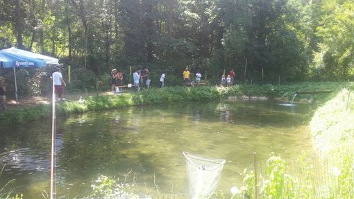 Festa di chiusura dell'A.N.L.C. Settore Pesca Cuneo al laghetto di Camerano