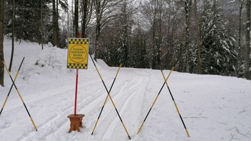 Chiusa la strada per il Pian delle Gorre
