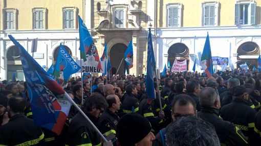 La protesta a Roma