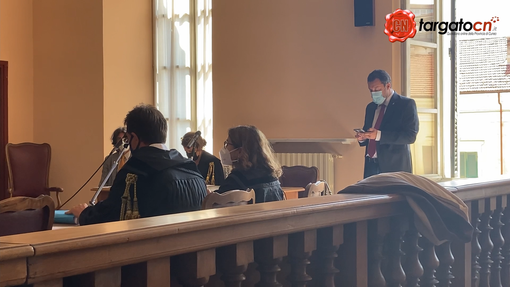 Presente in aula per deporre il senatore Matteo Salvini