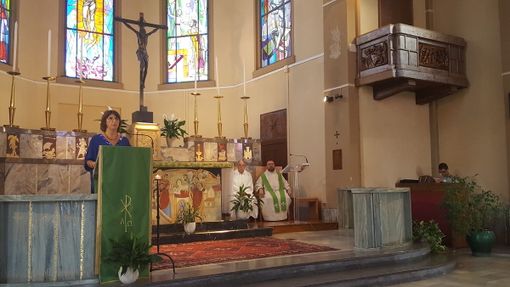 In foto la chiesa dell’Ospedale Santa Corona, a Pietra Ligure (Savona)