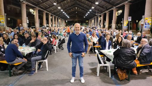 Finale di campagna elettorale a Fossano per il senatore Giorgio Maria Bergesio