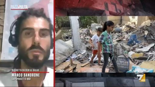 Marco Sandrone, operatore umanitario e capo progetto di Medici Senza Frontiere nella Striscia di Gaza. Marco Sandrone, operatore umanitario e capo progetto di Medici Senza Frontiere nella Striscia di Gaza.