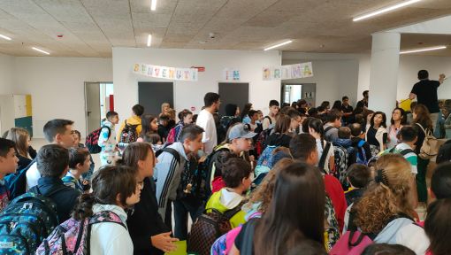 Busca, il nuovo polo scolastico ha accolto "i suoi" ottocento alunni [FOTO]