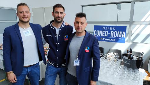 Cuneo Volley e aeroporto consolidano la partnership con la nuova rotta per Roma [VIDEO]