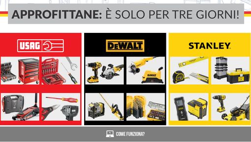 Flash offer: 3 giorni di offerte speciali presso l’Utensileria Cuneese